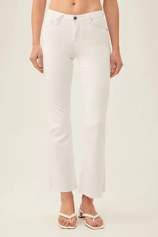 AG Women's Angel White Bootcut Jean