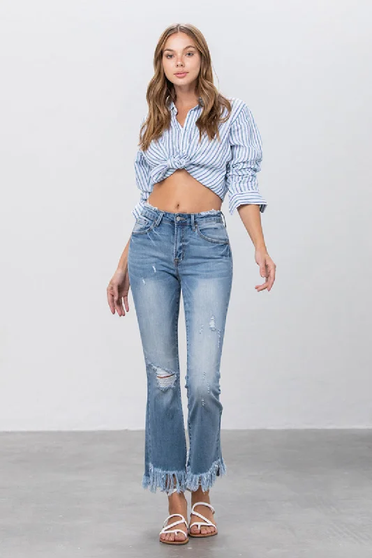 Alessi Crop Flare Jeans