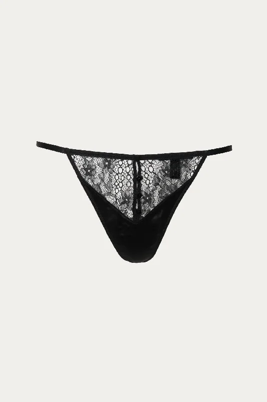 La Reve Thong In Black