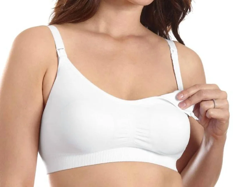 Santoni Wirefree Nursing Bra In White