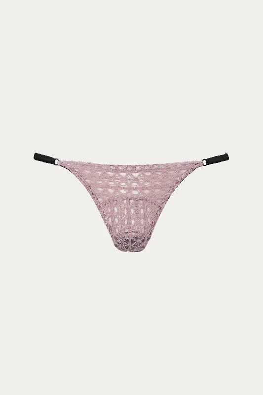 Tricot Thong In Wisteria