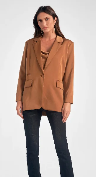 Brown Oversized Blazer