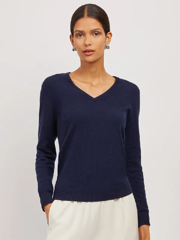 Cashmere Oversized V-Neck Willow Sweater